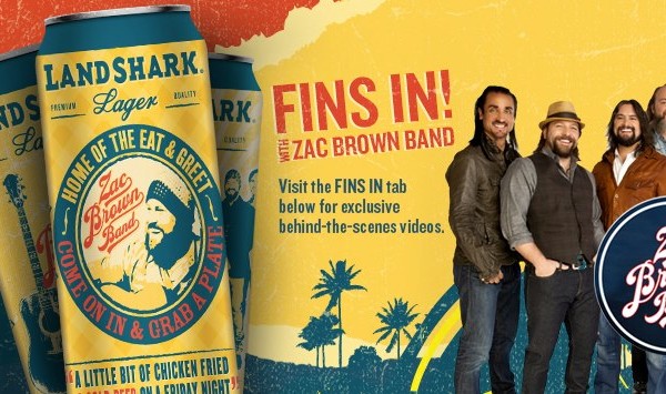 Landshark catches Zac Brown Band Landshark catches Zac Brown Band